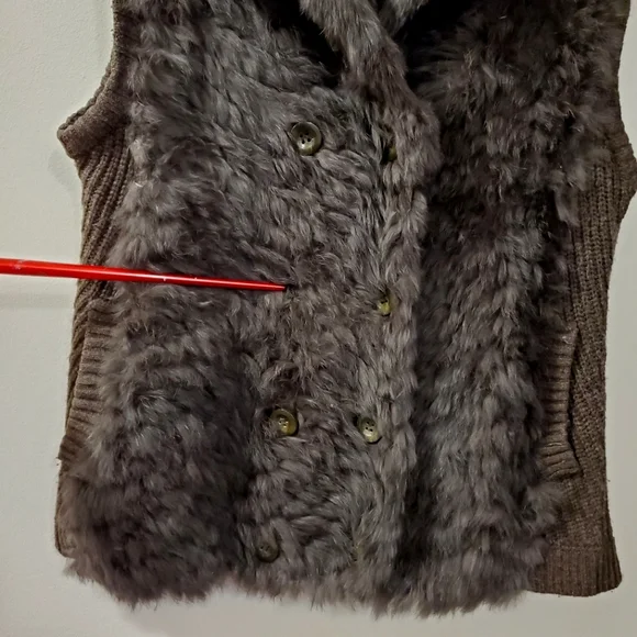 Marc Jacobs - Rabbit Fur Vest - Size L *Please Read* - Picture 9 of 11